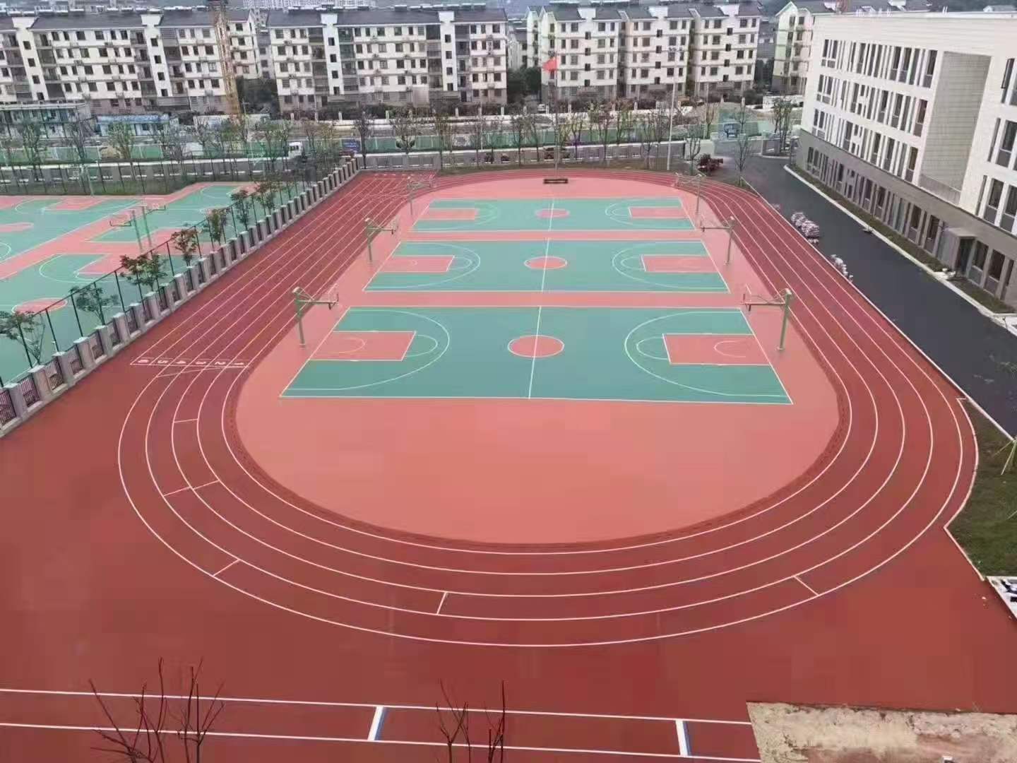 东莞市混合型塑胶跑道全塑型塑胶跑道 - 方案